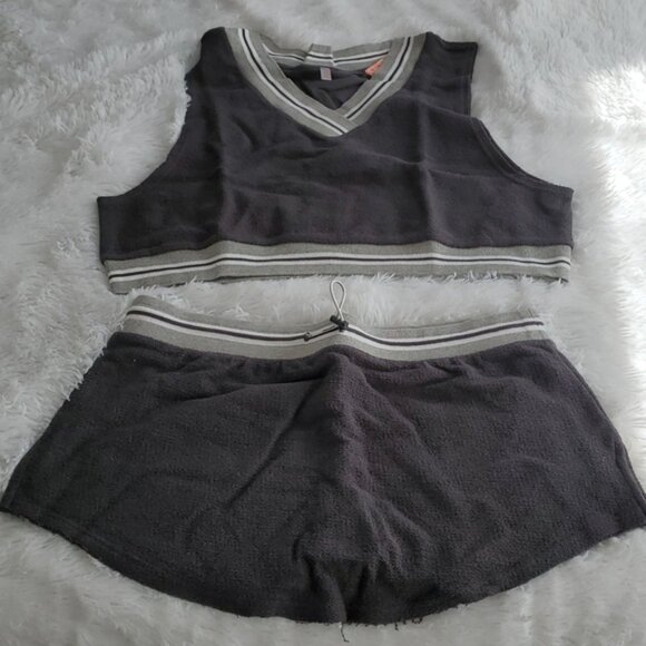 Free People Match Point Set Dark Grey - Picture 7 of 16